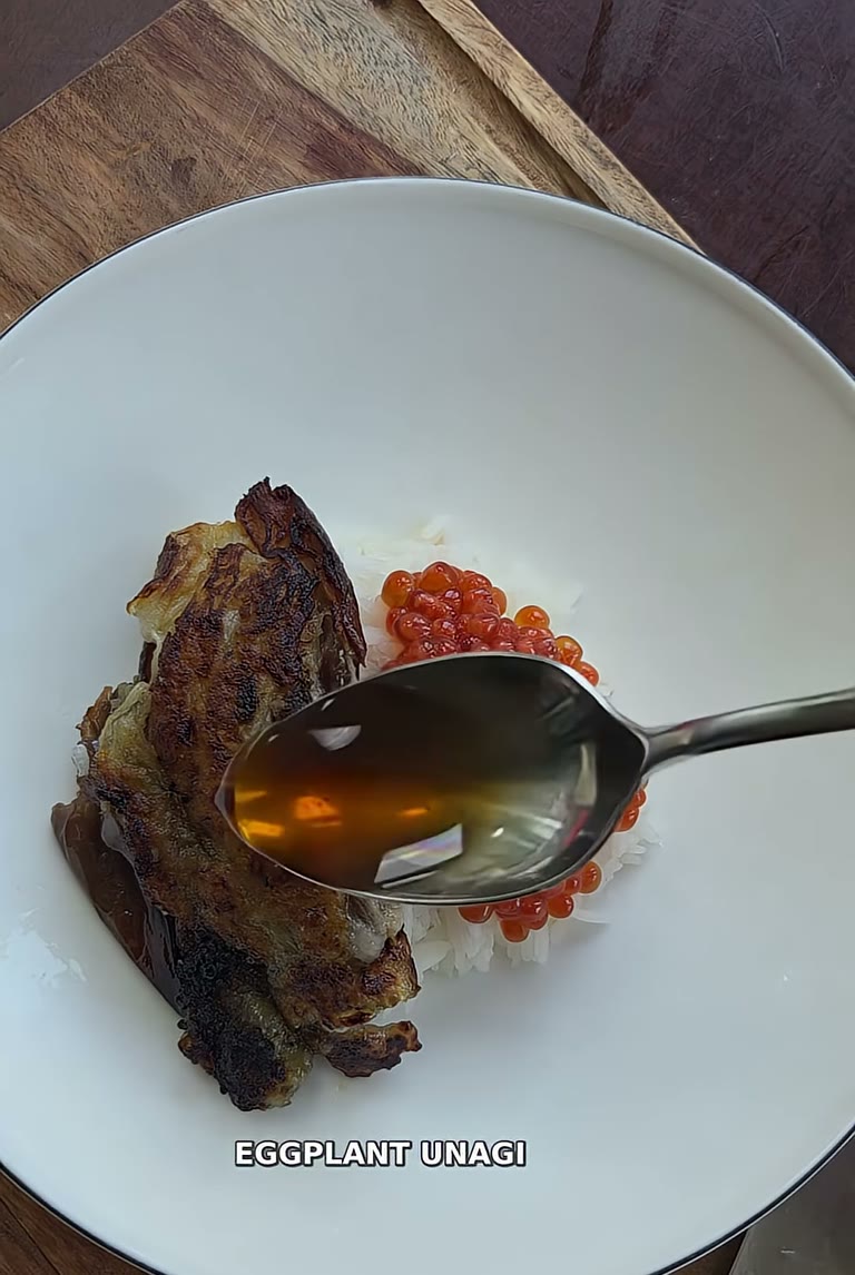 Eggplant Unagi Lunch Bowl