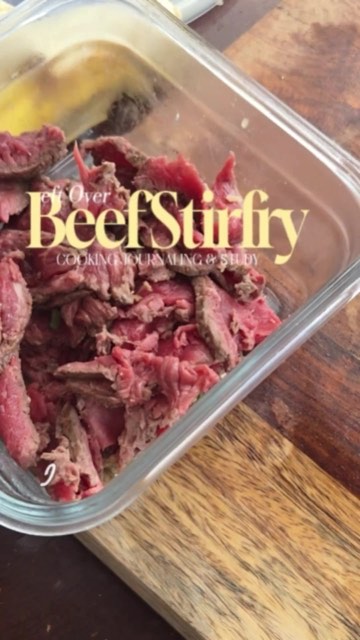 Fridge-clean-out beef stir-fry