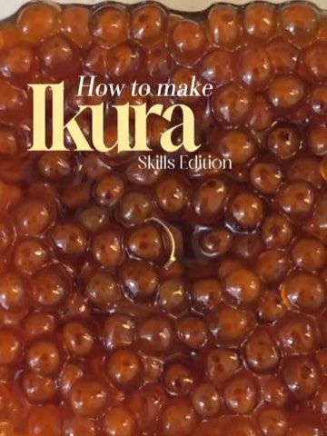 Homemade ikura